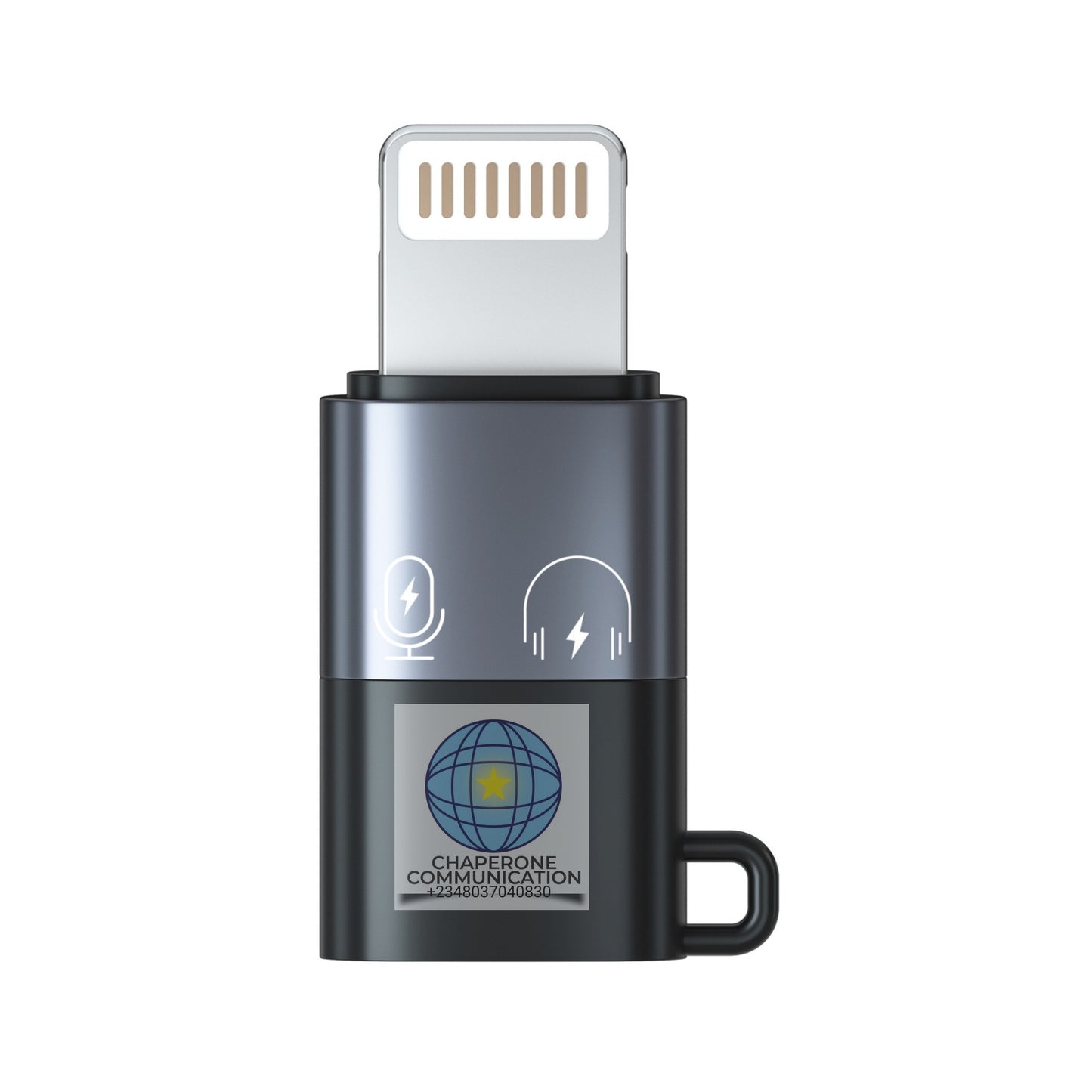 Type-C to iPhone Mic Receiver Converter | Microphone Adapter