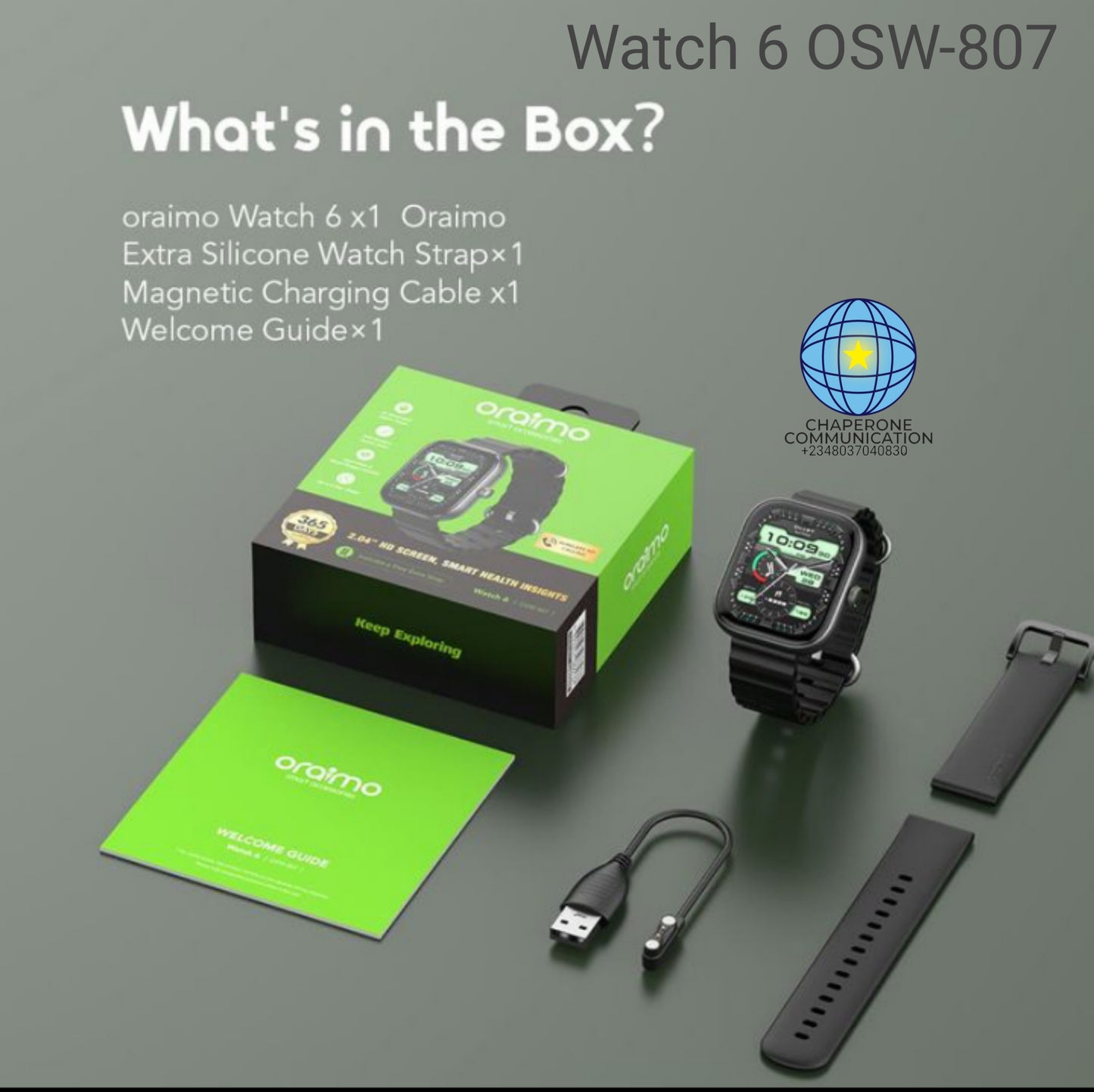 Oraimo Smart Watch 6 | OSW-807