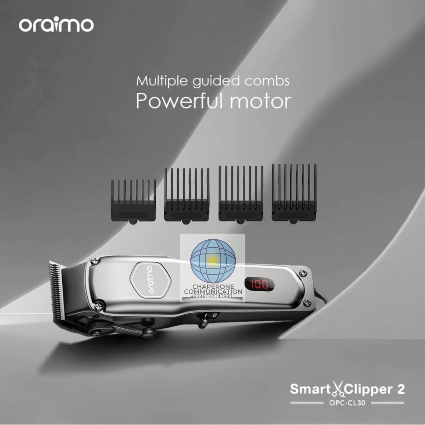 Oraimo Smart Clipper 2 OPC-CL30 — Cordless Professional Hair Clipper