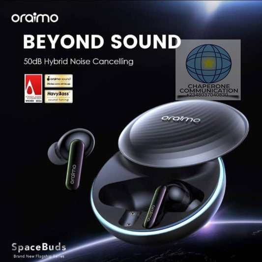 Oraimo Beyond Sound SpaceBuds | OTW-630 — Wireless Earbuds | ANC | Hi-Fi Audio