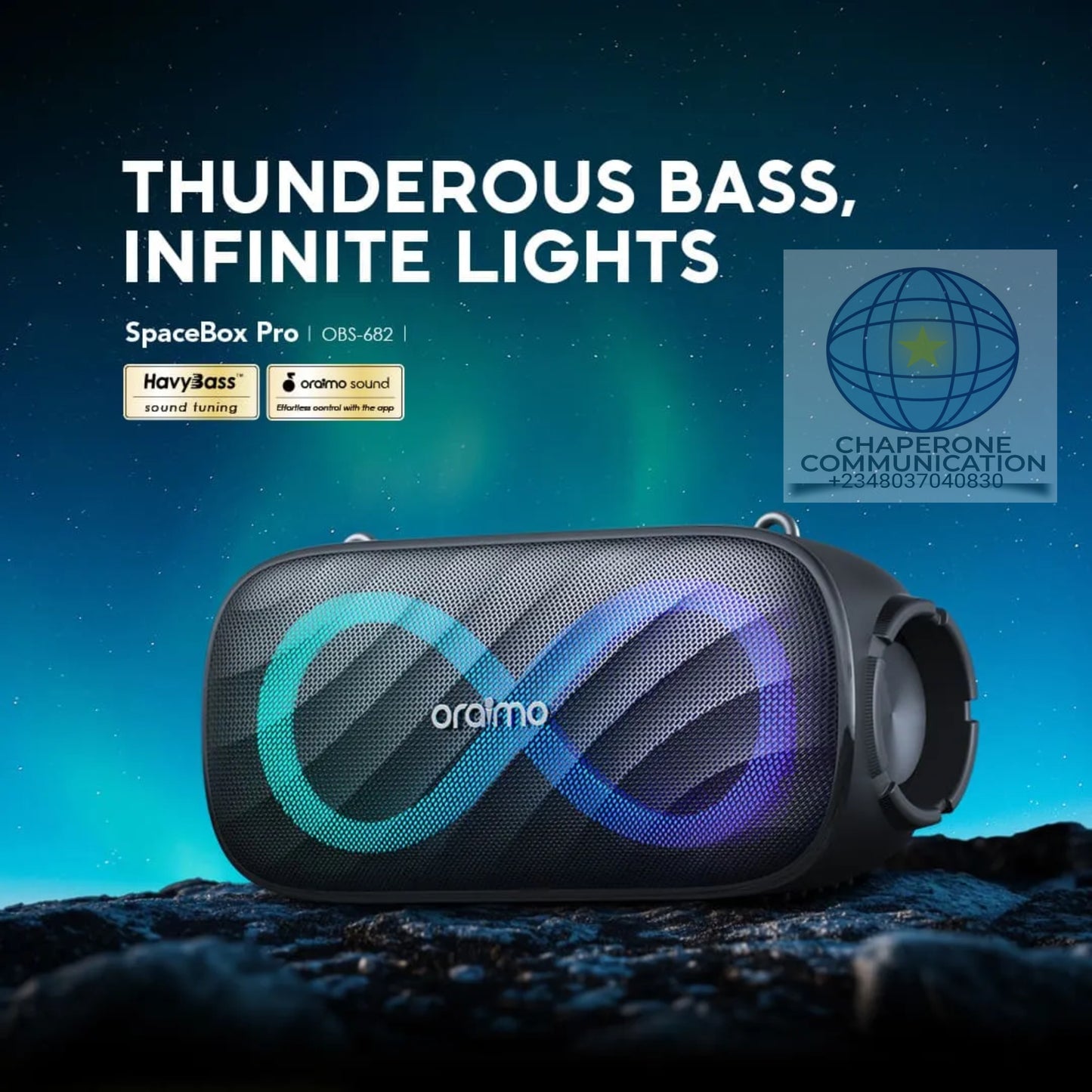 Oraimo SpaceBox Pro 80W Bluetooth Speaker | OBS-682