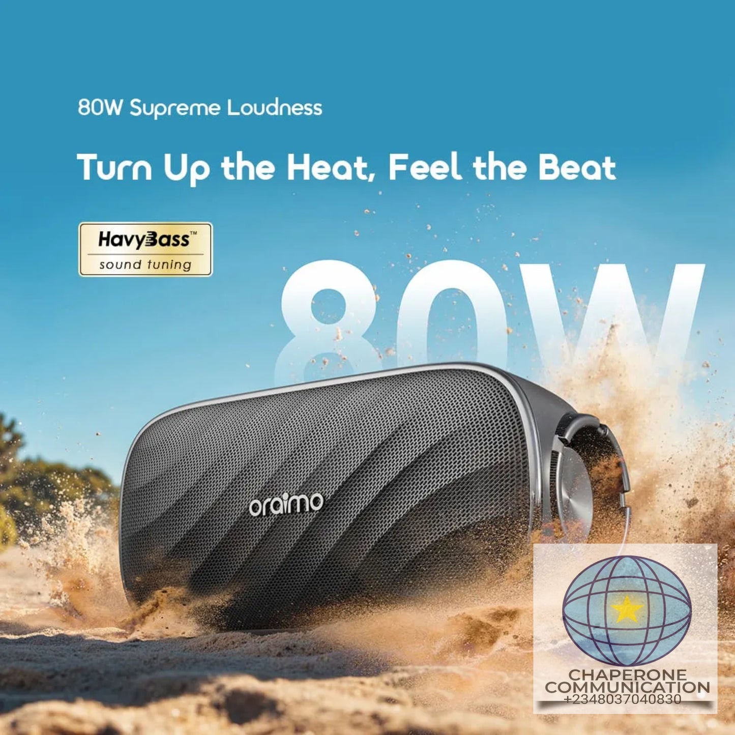 Oraimo SpaceBox Pro 80W Bluetooth Speaker | OBS-682