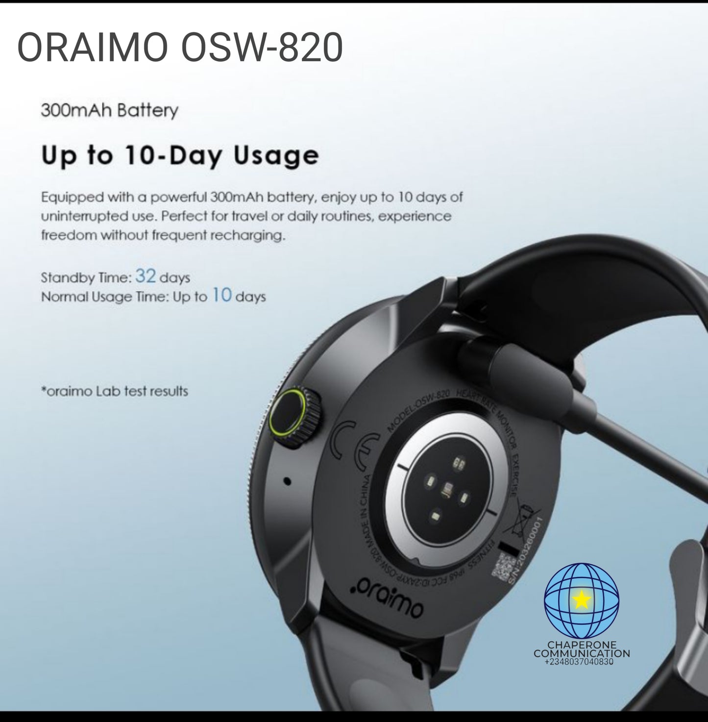 Oraimo Smart Watch 5R | OSW-820