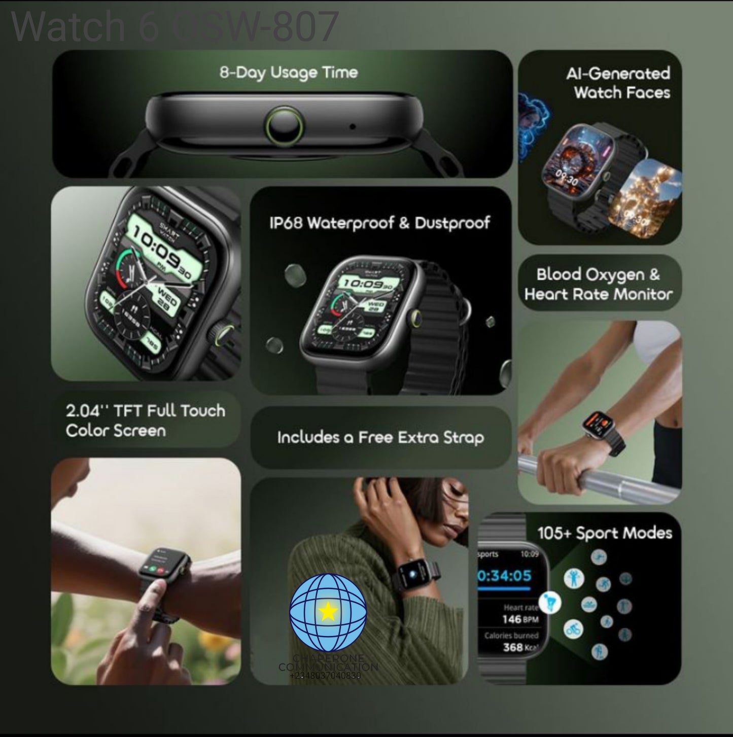 Oraimo Smart Watch 6 | OSW-807