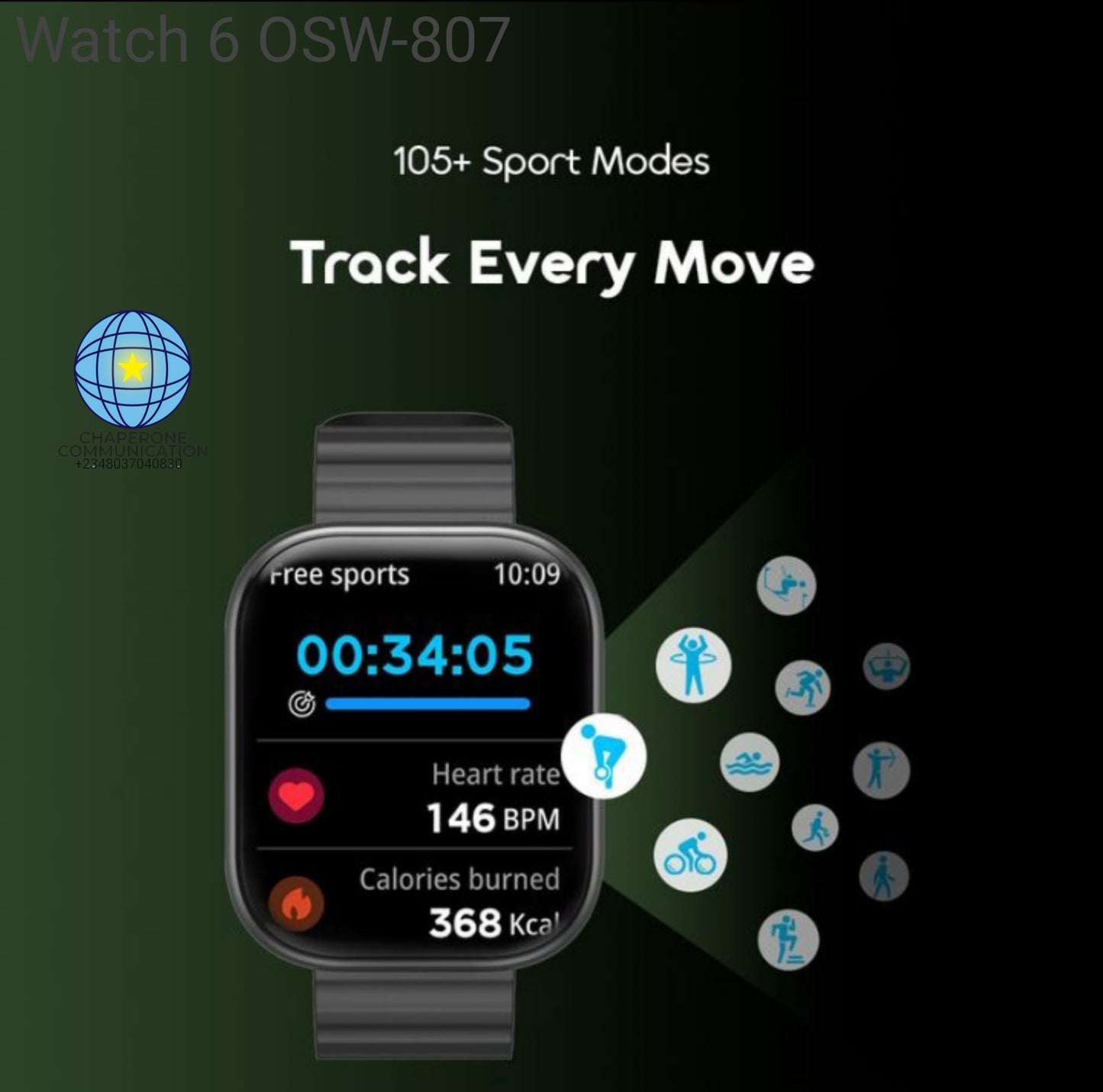 Oraimo Smart Watch 6 | OSW-807