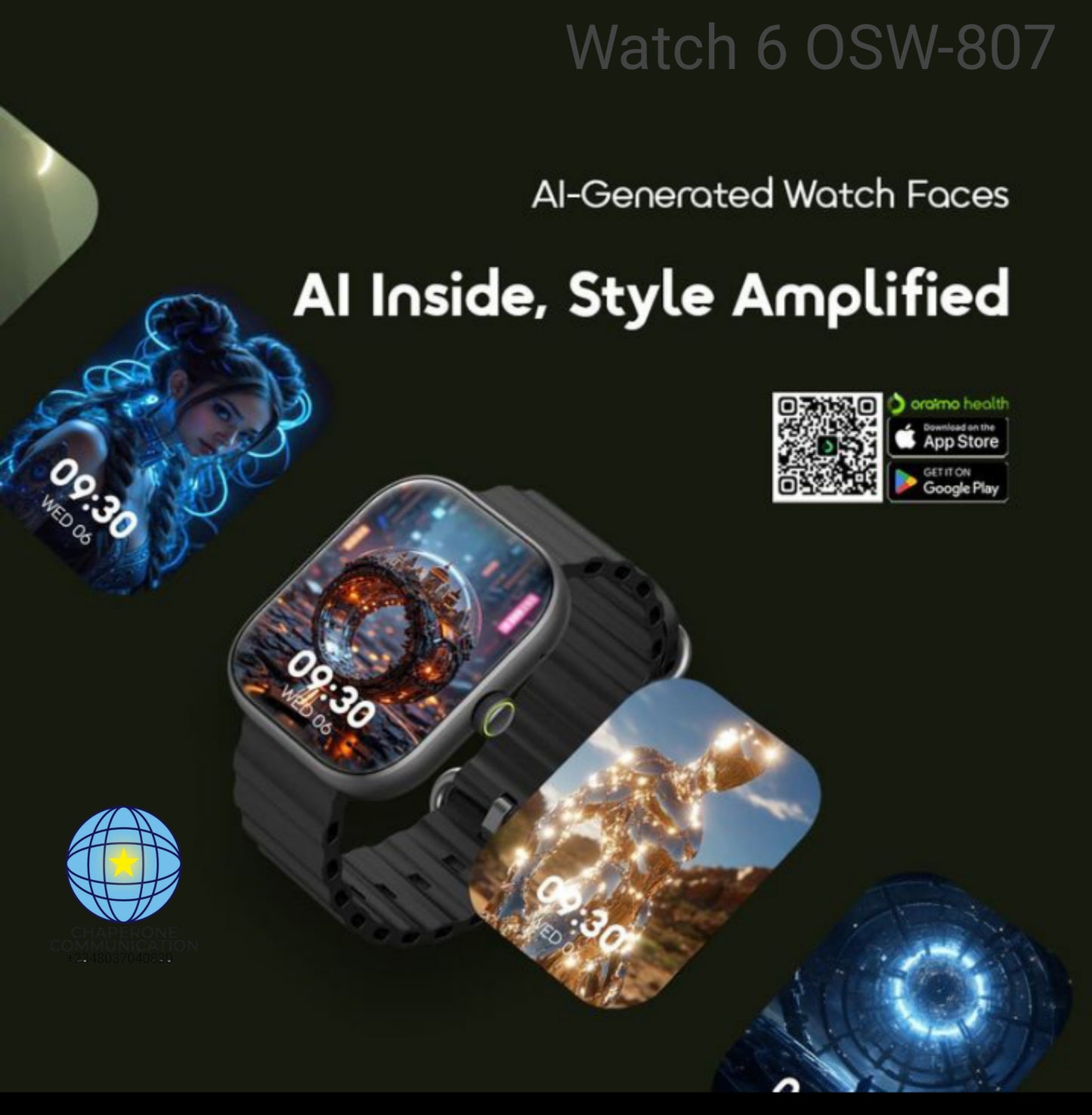 Oraimo Smart Watch 6 | OSW-807