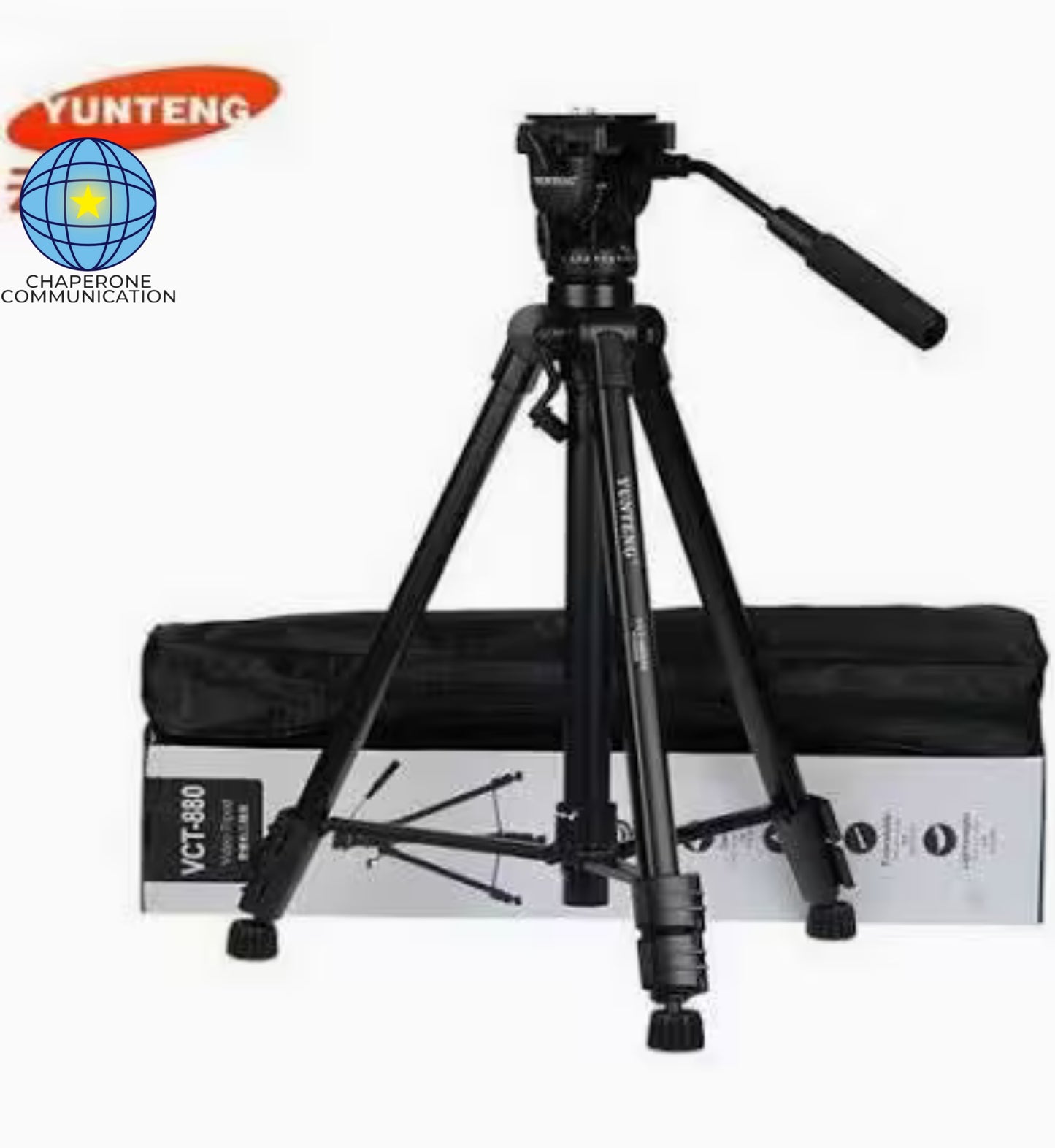 Yunteng VCT-880 Professional Video Tripod with Fluid Head