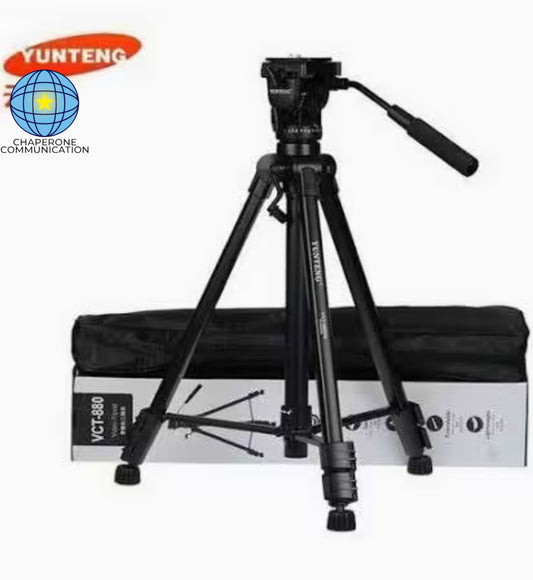 Yunteng VCT-880 Professional Video Tripod with Fluid Head
