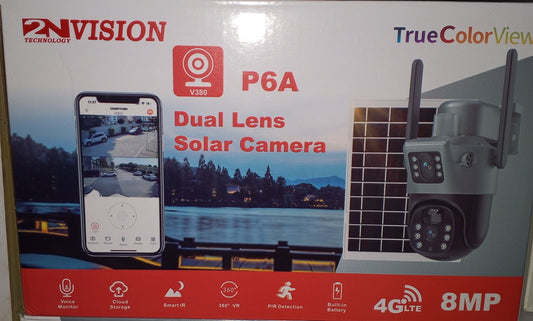 V380 Pro Double Lens WiFi Security CCTV Camera | 360° Dual View
