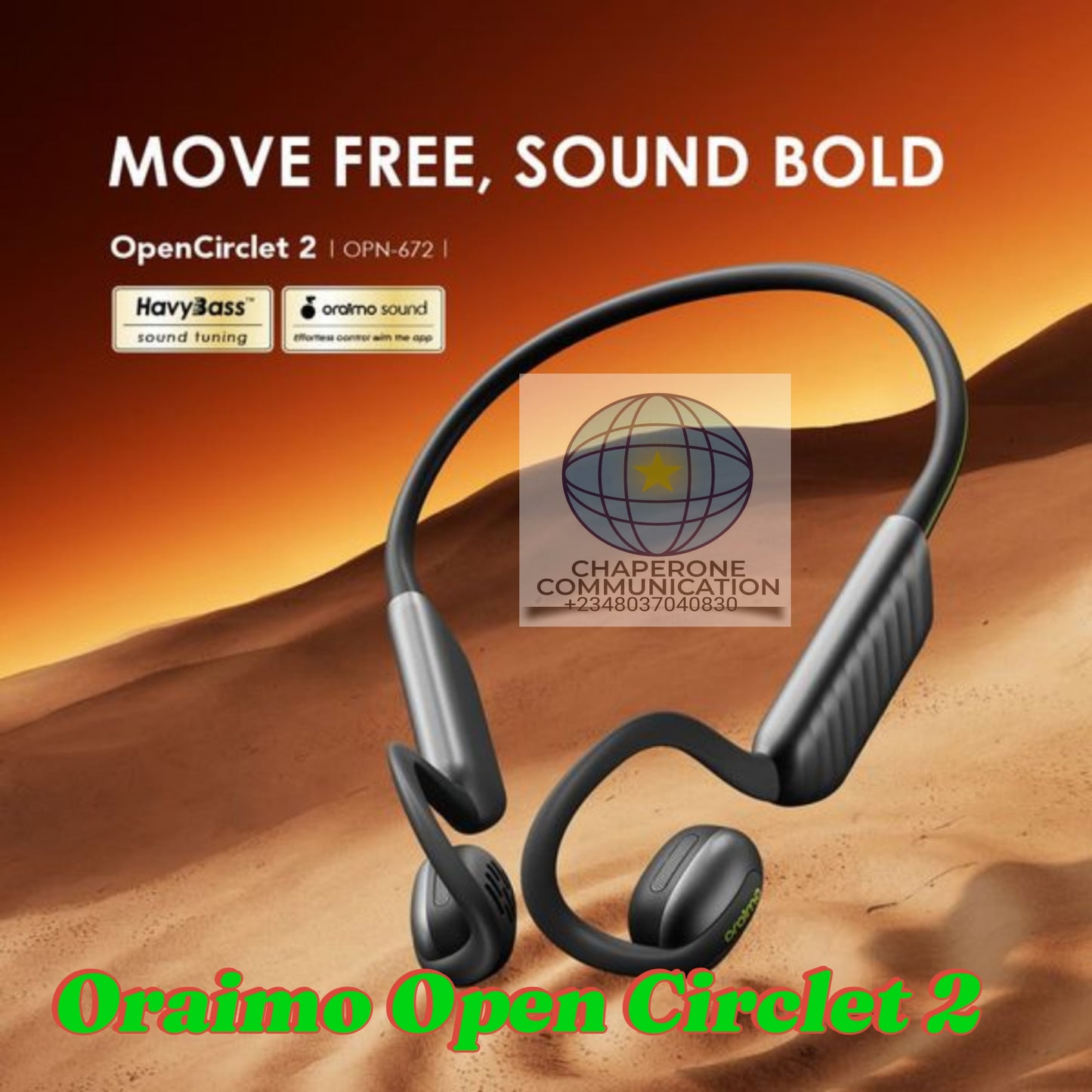 Oraimo OpenCirclet 2| OPN-672 Bluetooth Headphones