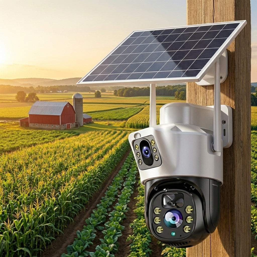 V380 Pro Double Lens WiFi Security CCTV Camera | 360° Dual View