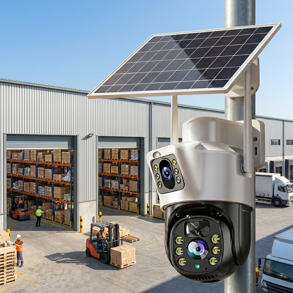 V380 Pro Double Lens WiFi Security CCTV Camera | 360° Dual View